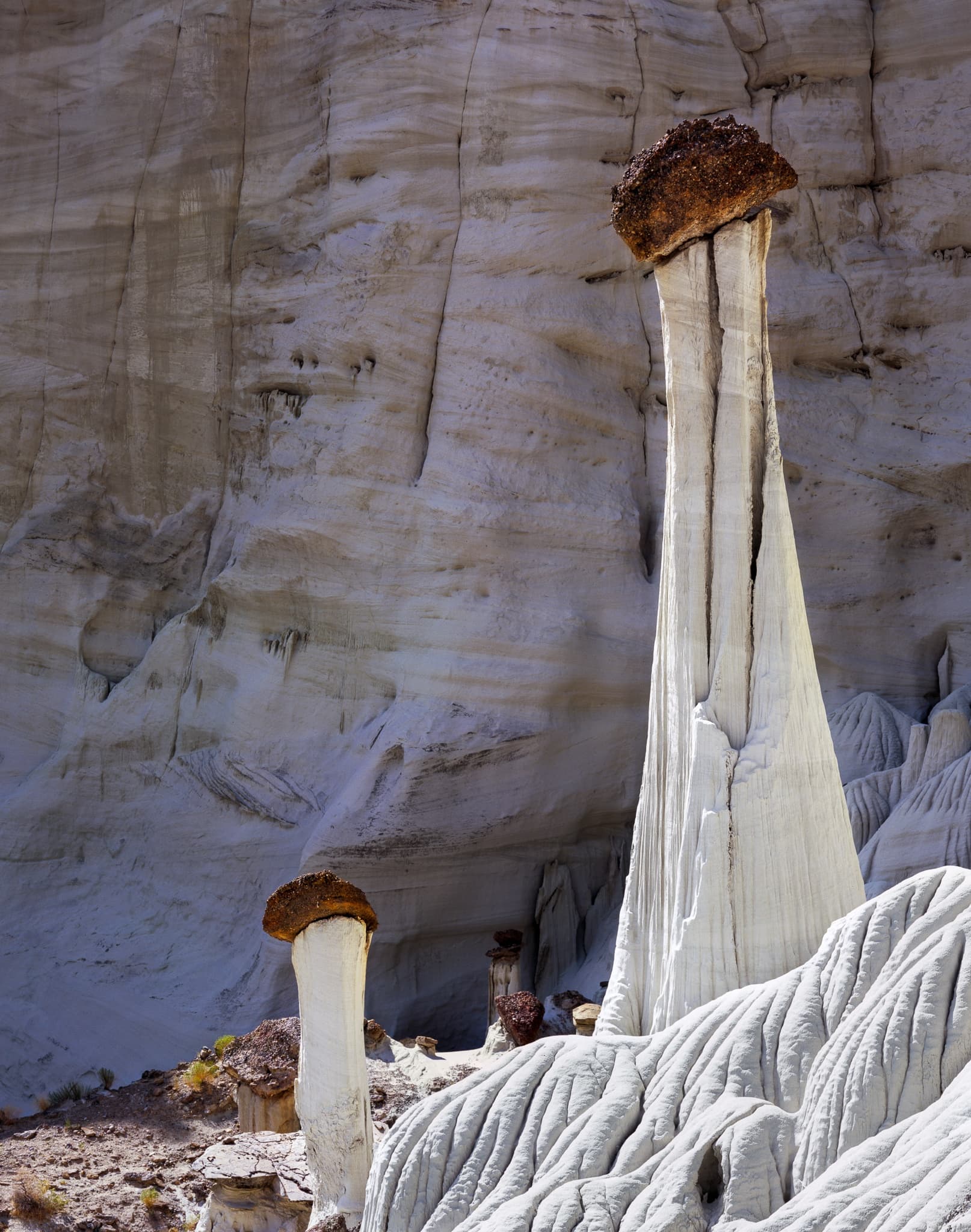 The Wahweap Hoodoos rise from Entrada sandstone in a remote section of Grand Staircase-Escalante, Utah. Photograph by Marty Quinn