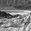 Zabriskie Point Black and White Pano